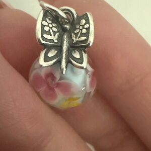 James Avery Silver Butterfly charm